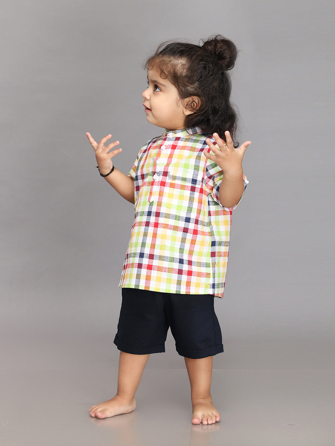 Multicolor Striped Clothing Set