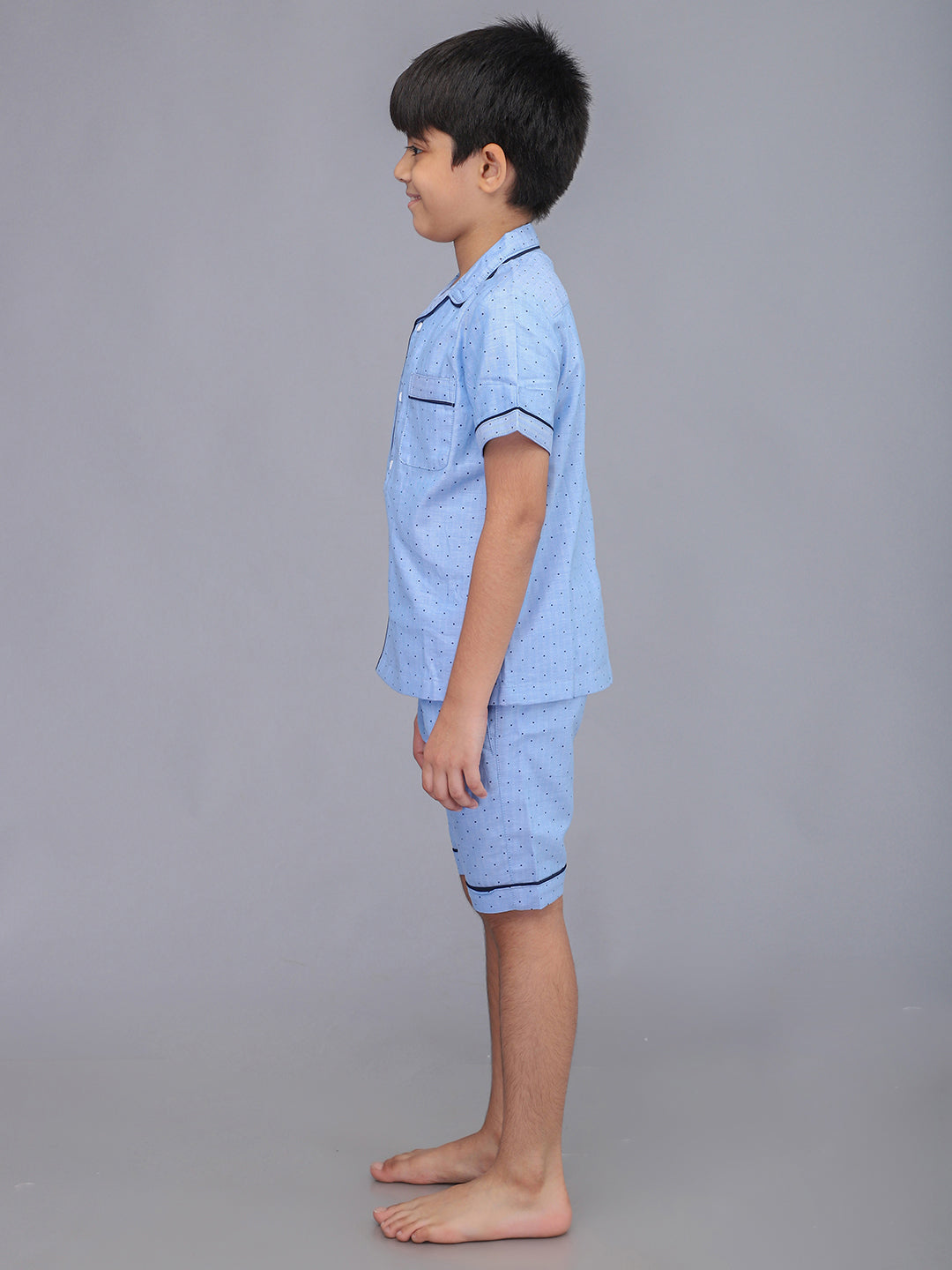 Pijamas de manga corta estampados para niños