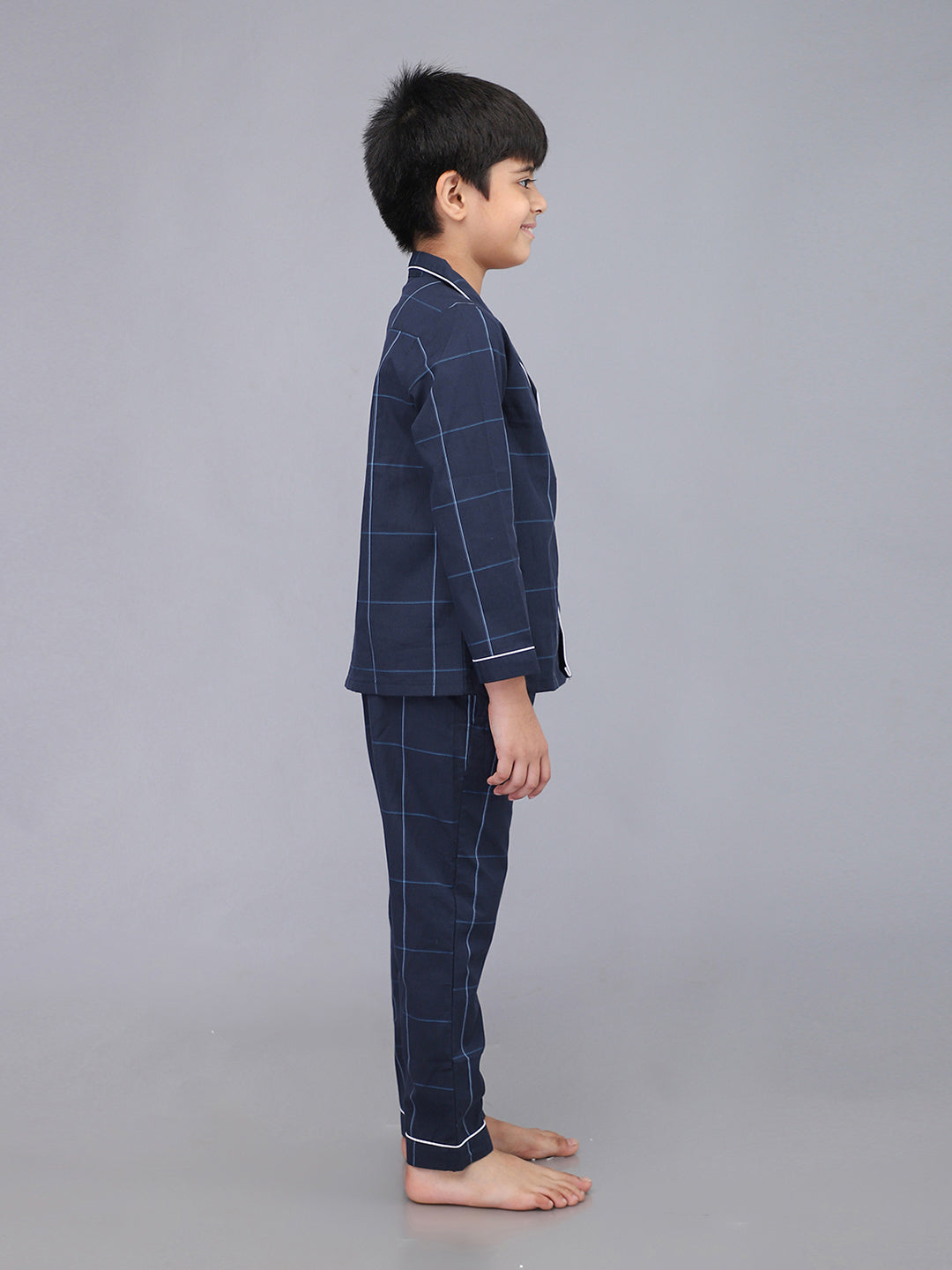 Boys Printed Full Sleeves Night Suit