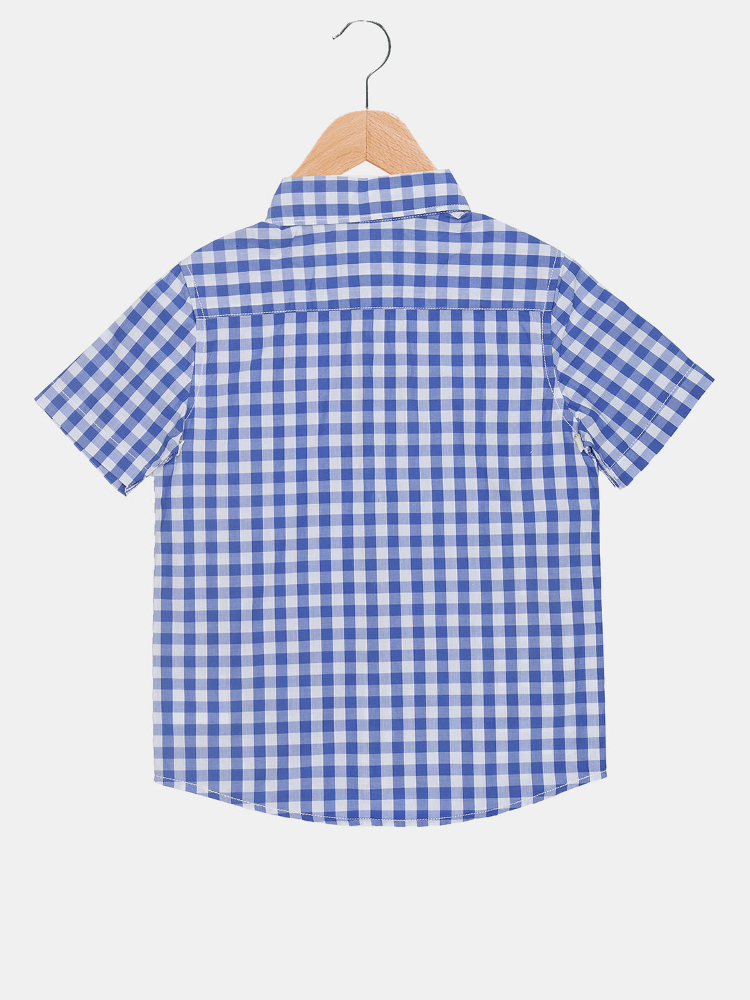 Blue & White Gingham Shirt