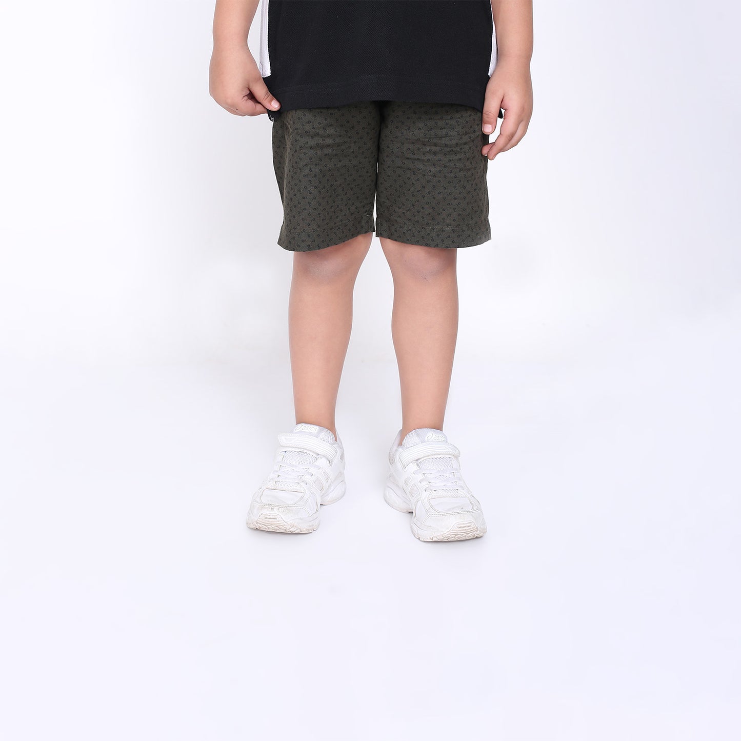 Linen Shorts-Olive