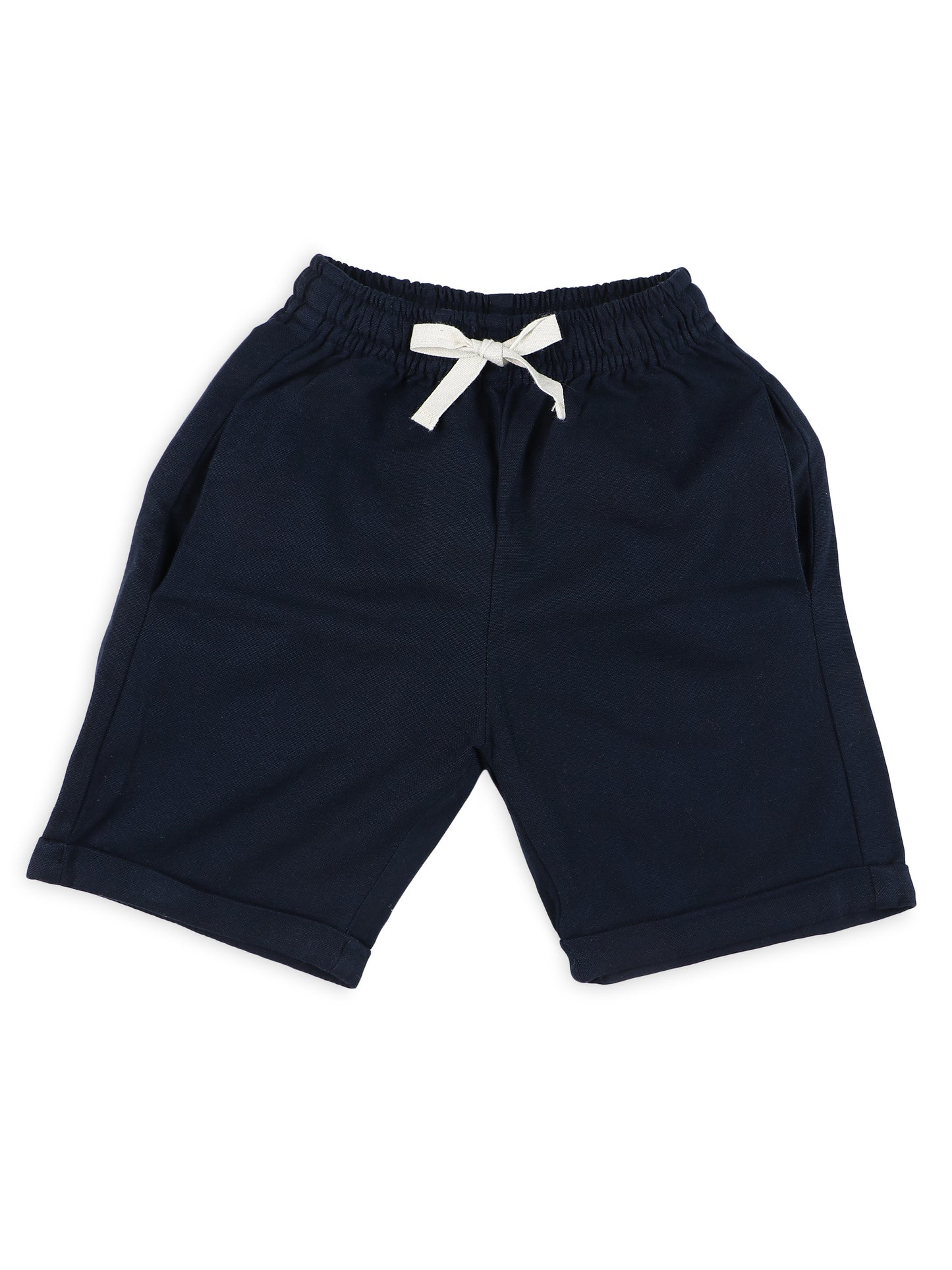 Linen Clothing Sets for Boys- Orange & Navy