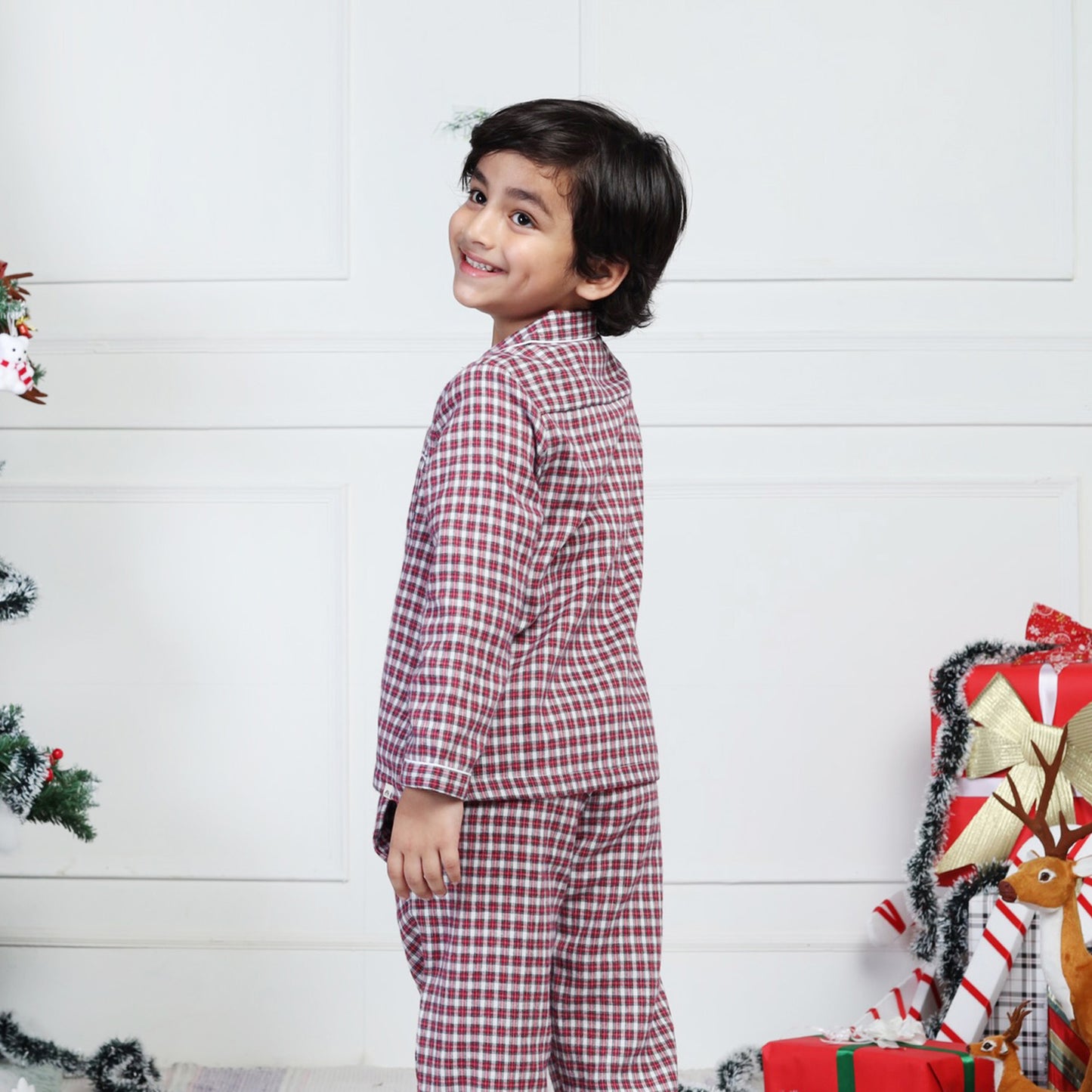 Red & White Gingham sets for Boys & Girls