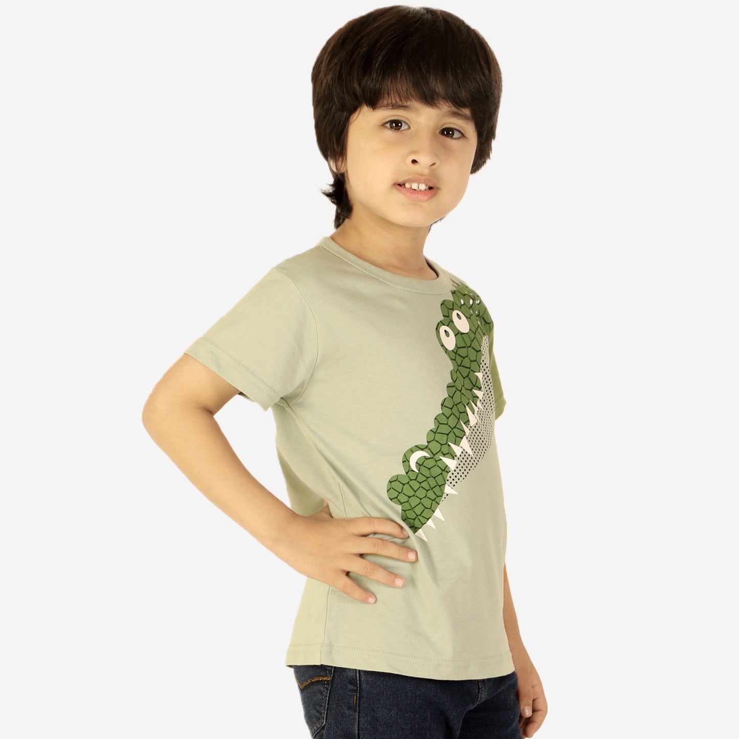 Fun Crocodile Print TShirt for Boys