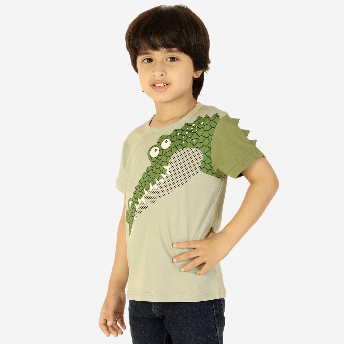 Fun Crocodile Print TShirt for Boys