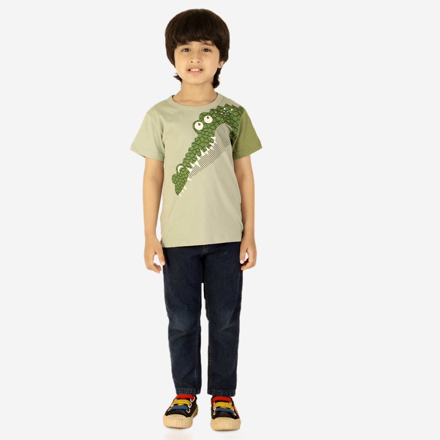 Fun Crocodile Print TShirt for Boys