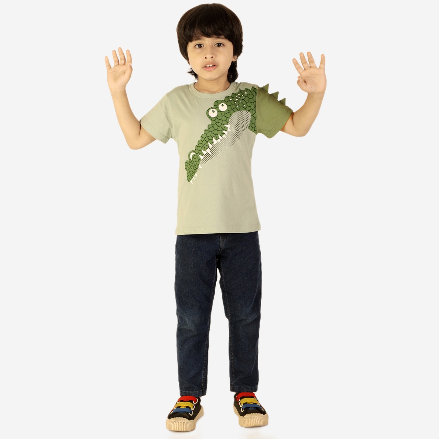 Fun Crocodile Print TShirt for Boys