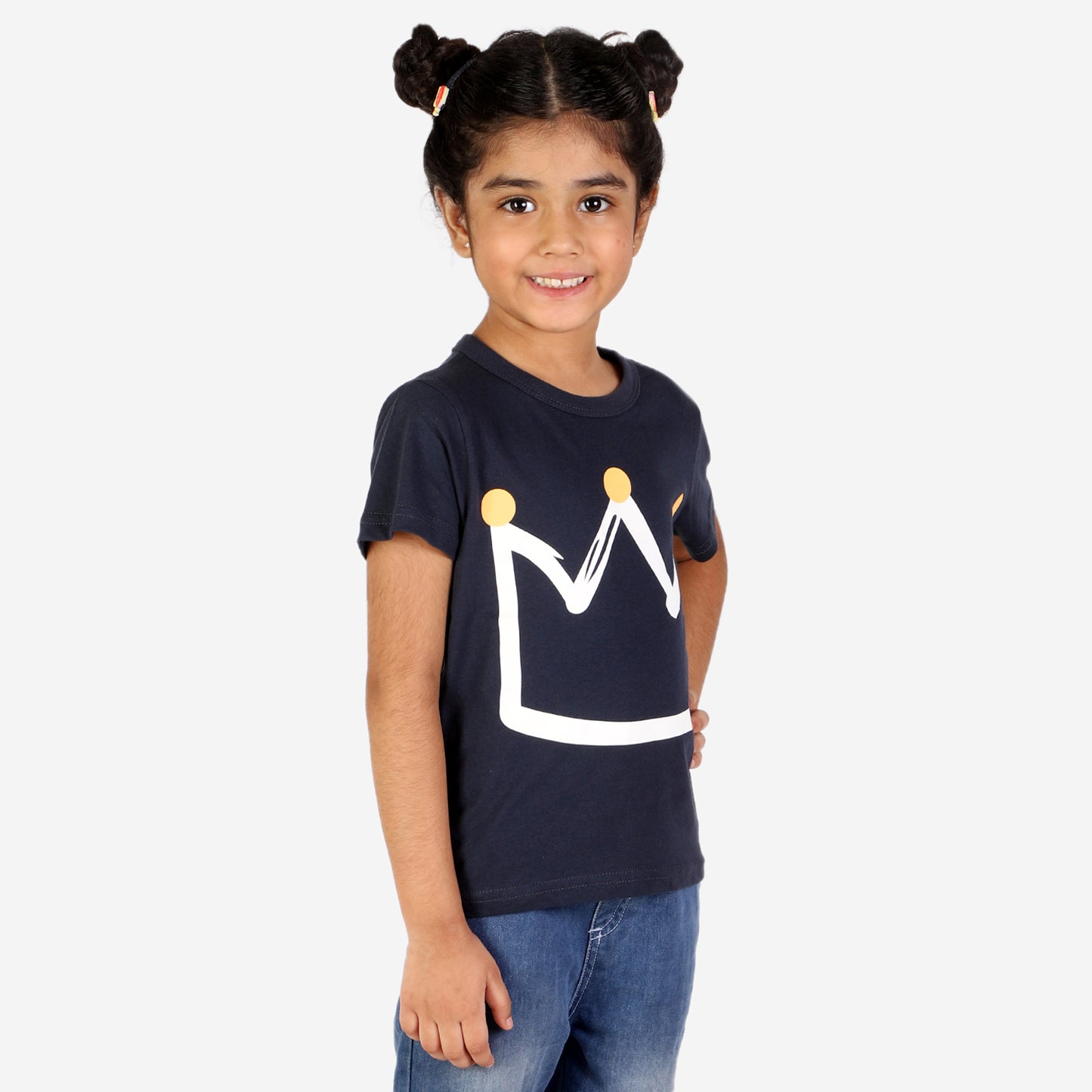 Princess Crown Print TShirt for Girls