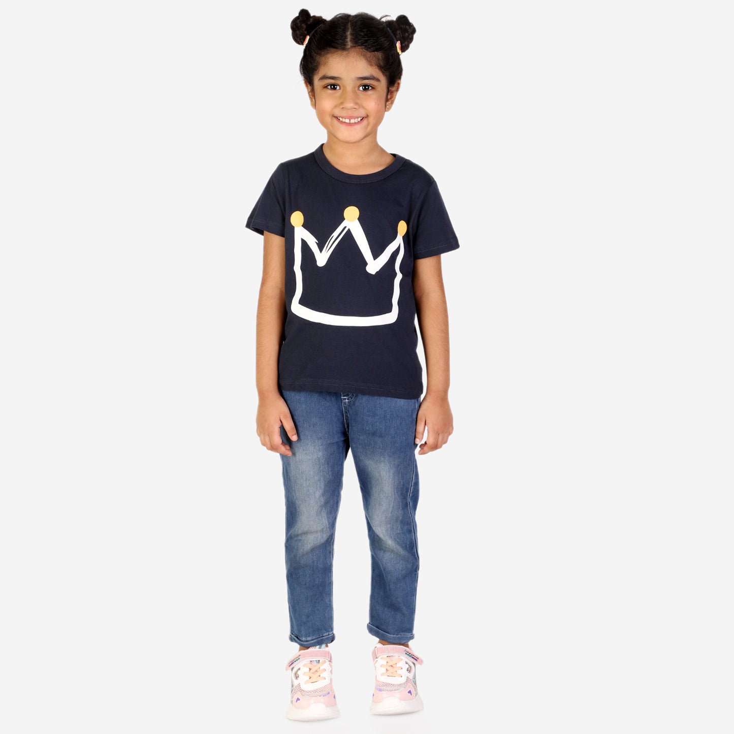 Princess Crown Print TShirt for Girls