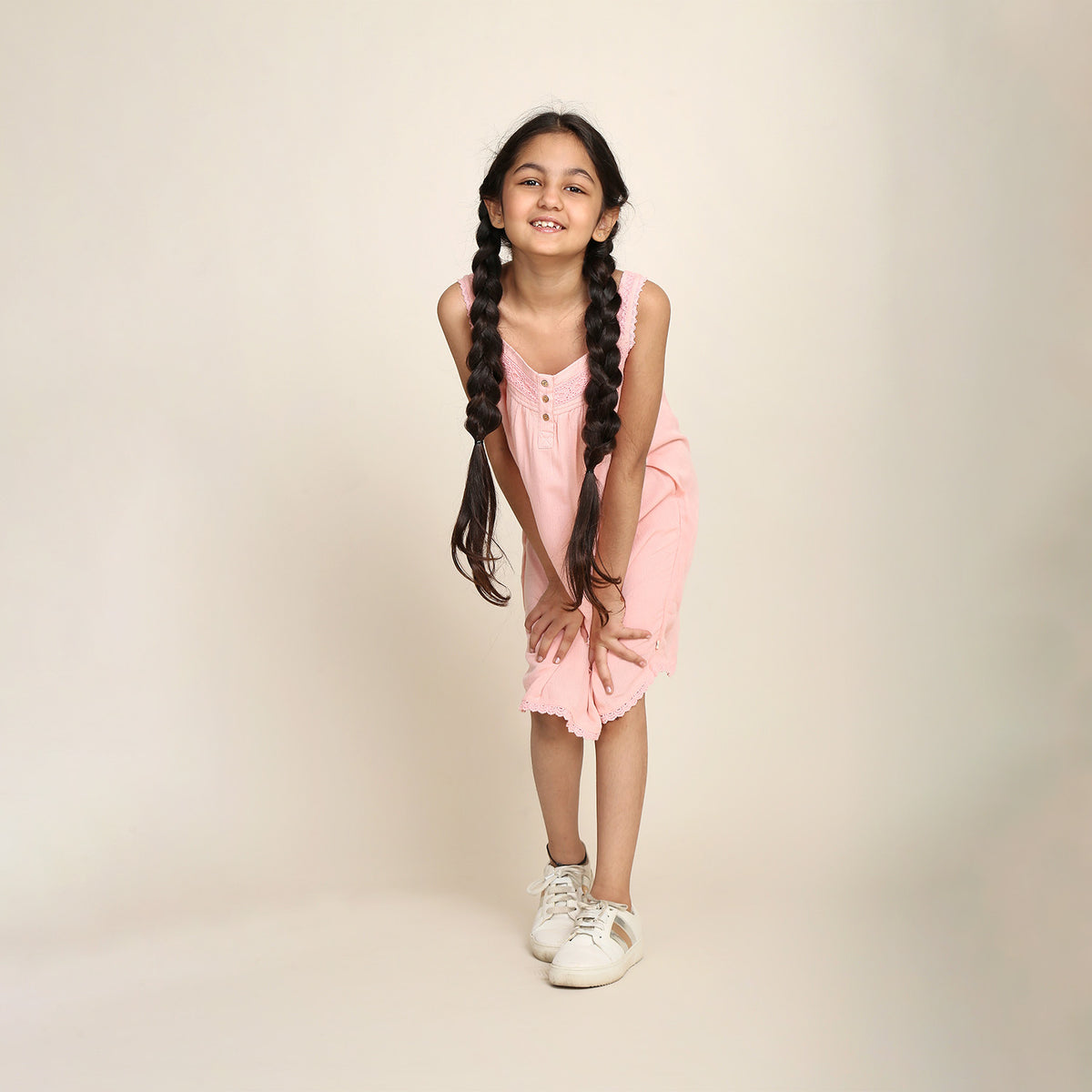 Camisón de color algodón de azúcar para niñas
