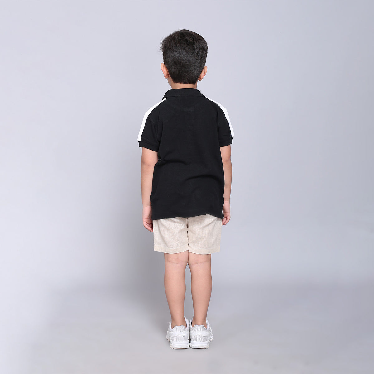 Linen Shorts-Beige
